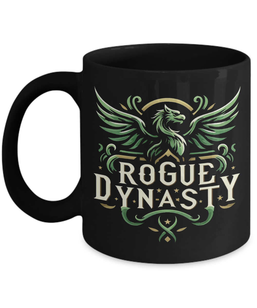 Rogue Dynasty Dragon Logo Coffee Mug